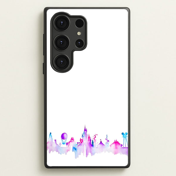 Watercolour Fairytaleland Paris  - Disney Phone Case for Galaxy S25 Ultra