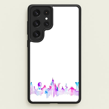 Watercolour Fairytaleland Paris  - Disney Phone Case for Galaxy S22 Ultra