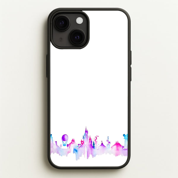 Watercolour Fairytaleland Paris  - Disney Phone Case for iPhone 13 Mini