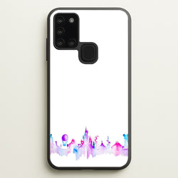 Watercolour Fairytaleland Paris  - Disney Phone Case for Galaxy A21s