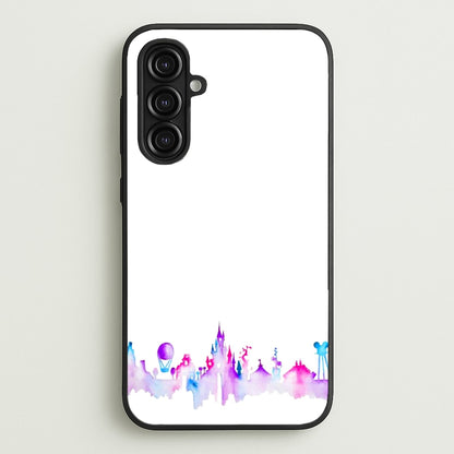 Watercolour Fairytaleland Paris  - Disney Phone Case for Galaxy A16