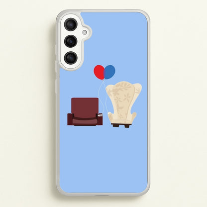UP Chairs  - Disney Phone Case for Galaxy A34