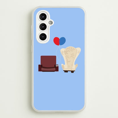 UP Chairs  - Disney Phone Case for Galaxy A14
