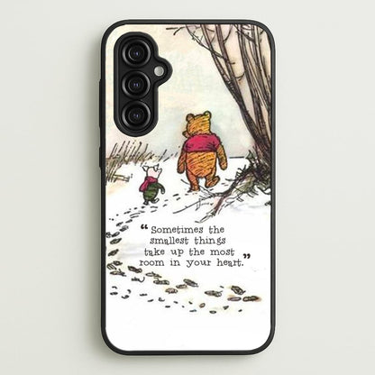 Sometimes The Smallest Things  - Disney Phone Case for Galaxy A14