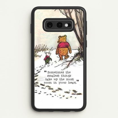 Sometimes The Smallest Things  - Disney Phone Case for Galaxy S10e