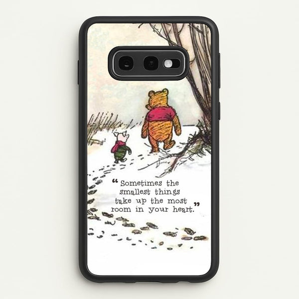 Sometimes The Smallest Things  - Disney Phone Case for Galaxy S10e