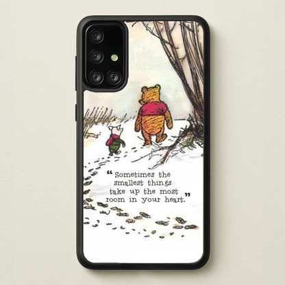 Sometimes The Smallest Things  - Disney Phone Case for Galaxy A71