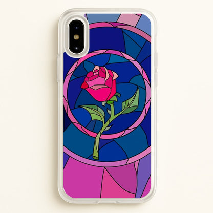 Glass Rose - Beauty  - Disney Phone Case for iPhone X / XS
