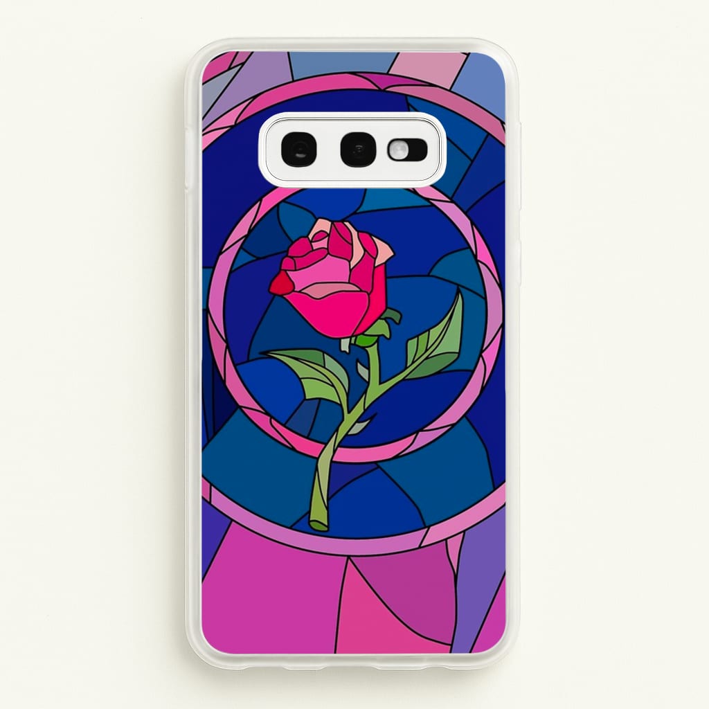 Glass Rose - Beauty  - Disney Phone Case for Galaxy S10e