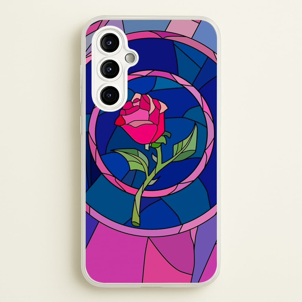 Glass Rose - Beauty  - Disney Phone Case for Galaxy A54