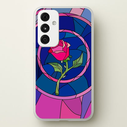 Glass Rose - Beauty  - Disney Phone Case for Galaxy A55