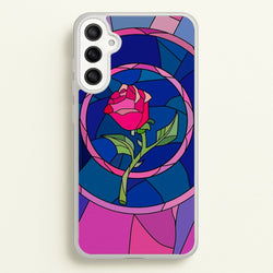 Glass Rose - Beauty  - Disney Phone Case for Galaxy A36