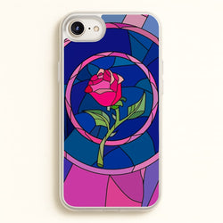 Glass Rose - Beauty  - Disney Phone Case for iPhone 6 Plus / 7 Plus / 8 Plus