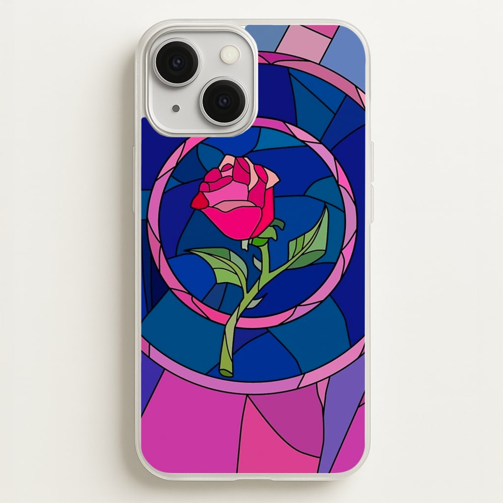 Glass Rose - Beauty  - Disney Phone Case for iPhone 13 Mini