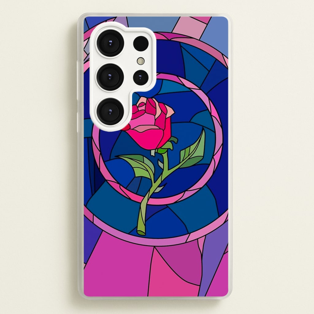 Glass Rose - Beauty  - Disney Phone Case for Galaxy S25 Ultra