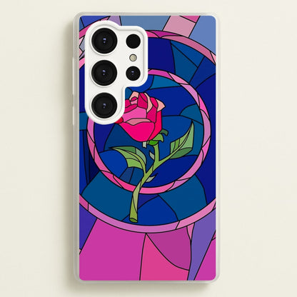 Glass Rose - Beauty  - Disney Phone Case for Galaxy S25 Ultra