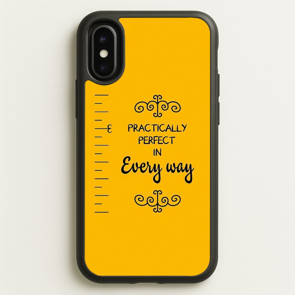Practically Perfect - Poppins  - Disney Phone Case for iPhone X / XS