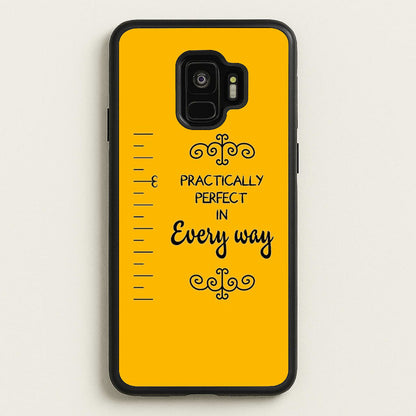 Practically Perfect - Poppins  - Disney Phone Case for Galaxy S9