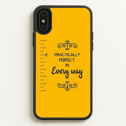 Practically Perfect - Poppins  - Disney Phone Case for iPhone XS Max