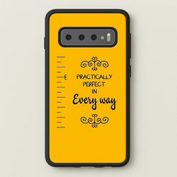 Practically Perfect - Poppins  - Disney Phone Case for Galaxy S10 Plus