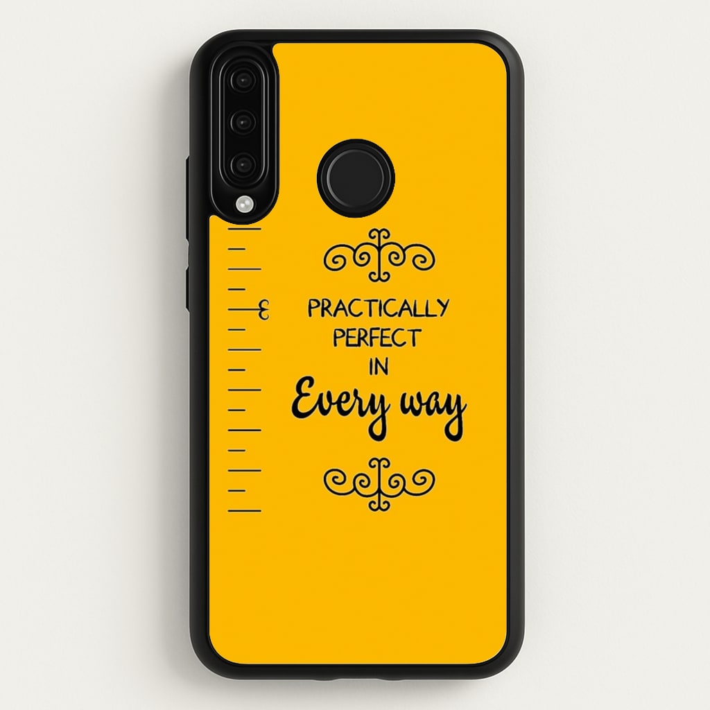 Practically Perfect - Poppins  - Disney Phone Case for Huawei P30 Lite
