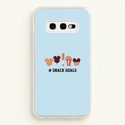 Snack Goals  - Disney Phone Case for Galaxy S10e