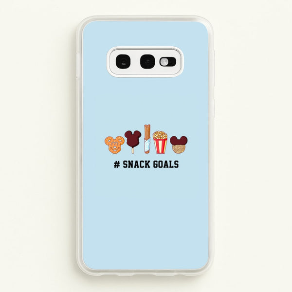 Snack Goals  - Disney Phone Case for Galaxy S10e