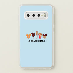 Snack Goals  - Disney Phone Case for Galaxy S10