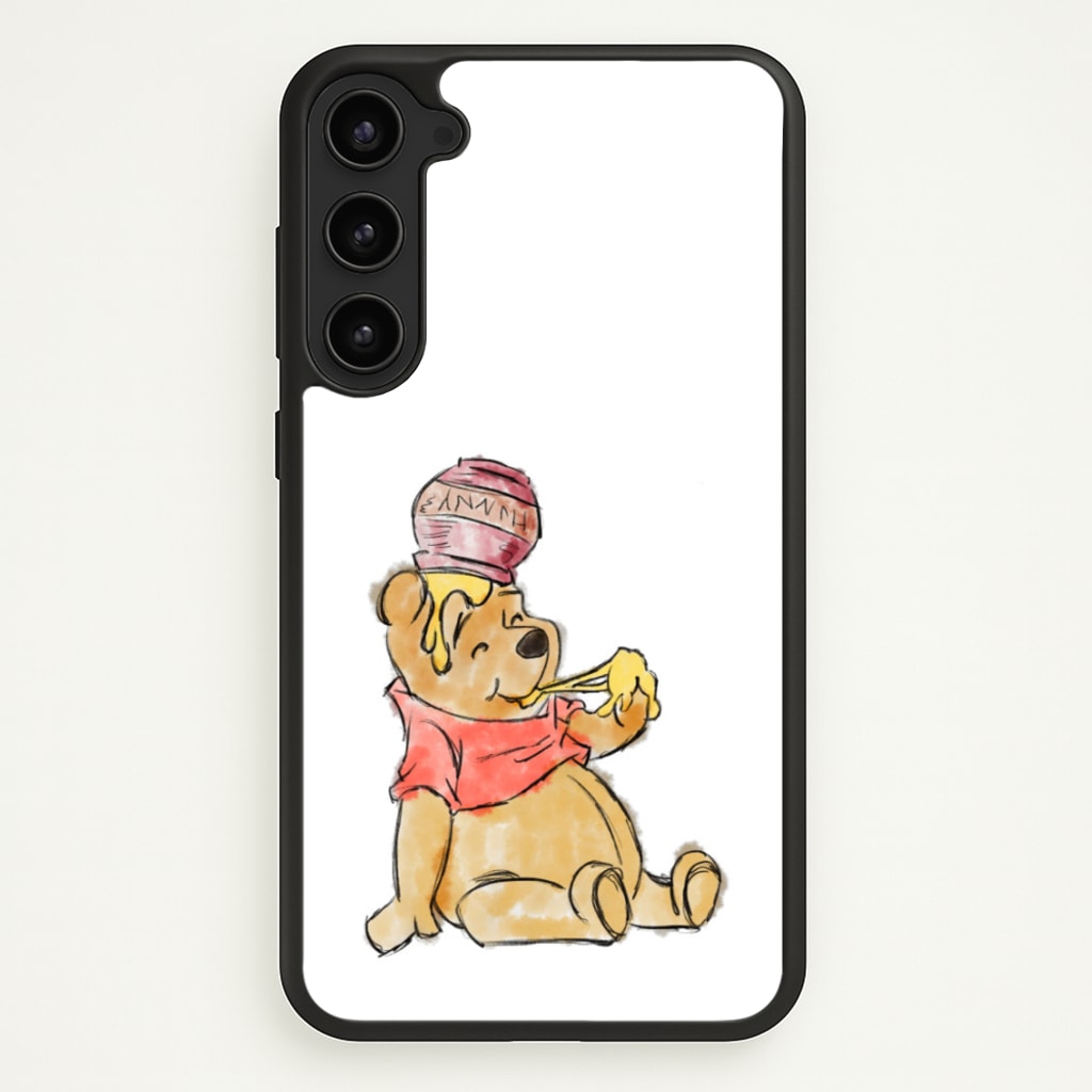 Winnie Sketch  - Disney Phone Case for Galaxy S23