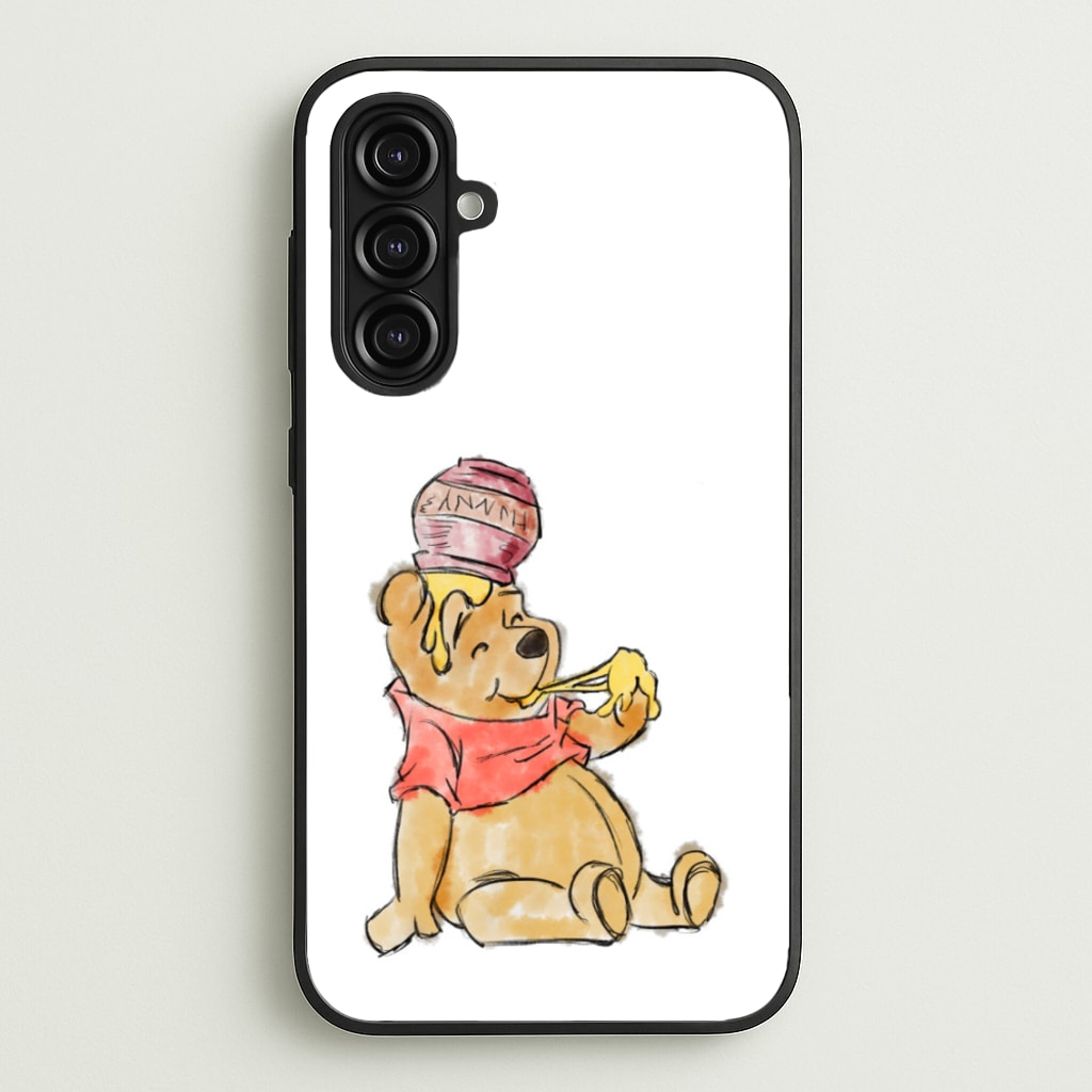 Winnie Sketch  - Disney Phone Case for Galaxy A16