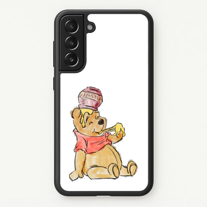Winnie Sketch  - Disney Phone Case for Galaxy S21 Plus