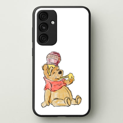 Winnie Sketch  - Disney Phone Case for Galaxy A35