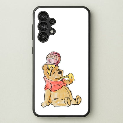 Winnie Sketch  - Disney Phone Case for Galaxy A13