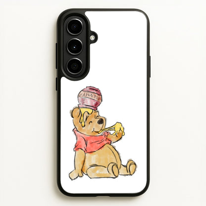Winnie Sketch  - Disney Phone Case for Galaxy A56