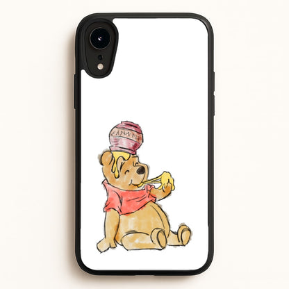 Winnie Sketch  - Disney Phone Case for iPhone XR
