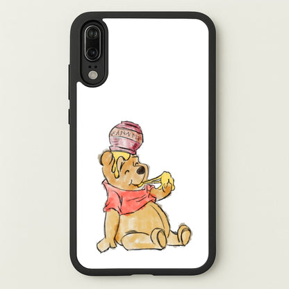 Winnie Sketch  - Disney Phone Case for Huawei P20