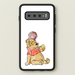 Winnie Sketch  - Disney Phone Case for Galaxy S10 Plus