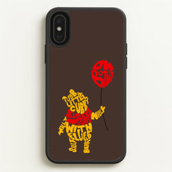 Winnie In Words  - Disney Phone Case for iPhone XS Max