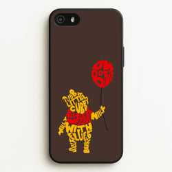 Winnie In Words  - Disney Phone Case for iPhone 5 / 5s / SE 2016