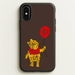 Winnie In Words  - Disney Phone Case for iPhone X / XS