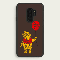 Winnie In Words  - Disney Phone Case for Galaxy S9 Plus