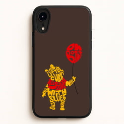 Winnie In Words  - Disney Phone Case for iPhone XR