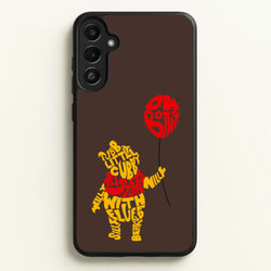 Winnie In Words  - Disney Phone Case for Galaxy A36