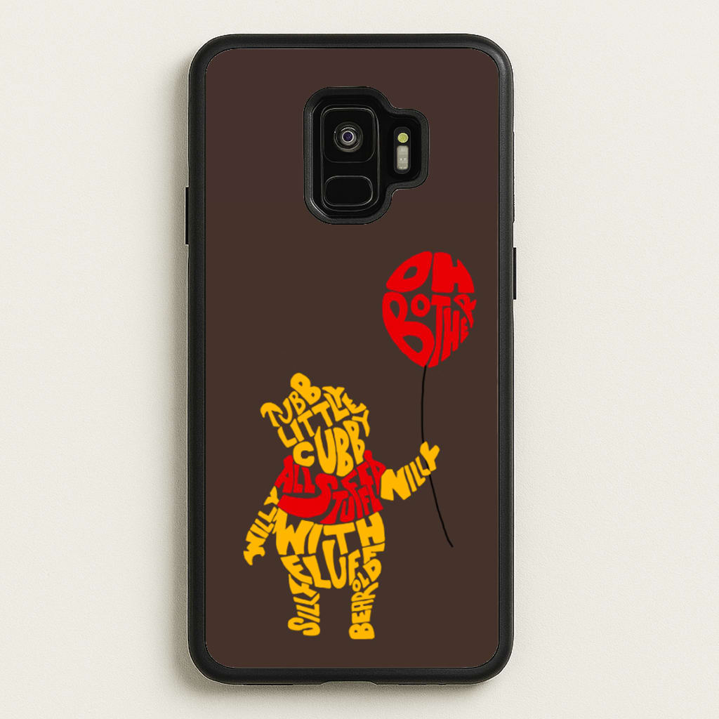 Winnie In Words  - Disney Phone Case for Galaxy S9