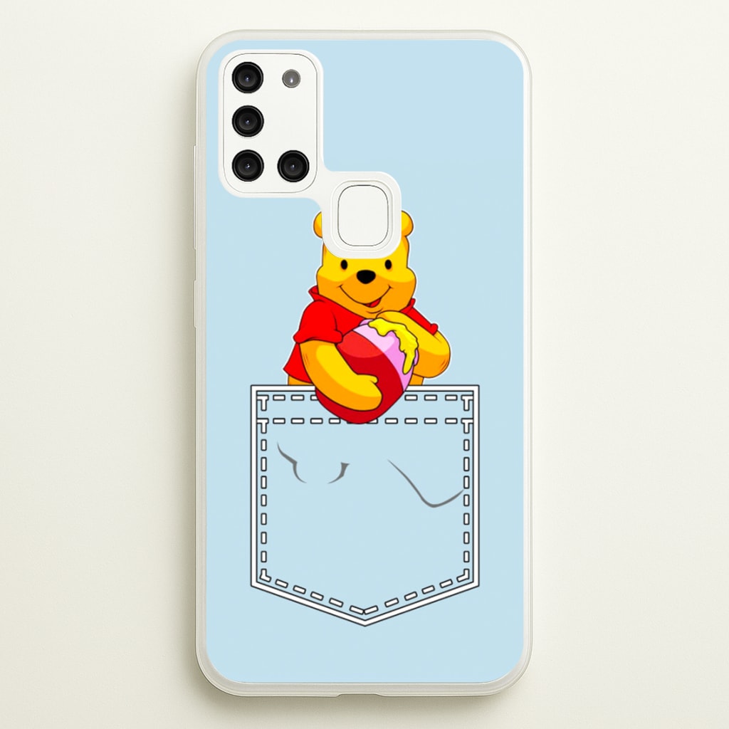 Winnie In My Pocket  - Disney Phone Case for Galaxy A21s