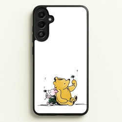 Winnie & Pig  - Disney Phone Case for Galaxy A34