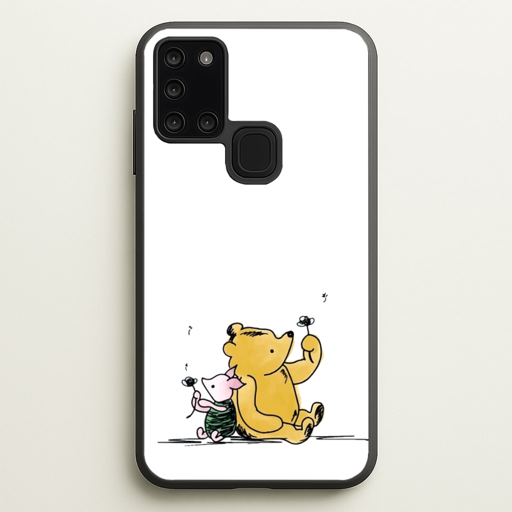Winnie & Pig  - Disney Phone Case for Galaxy A21s