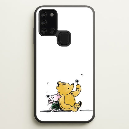 Winnie & Pig  - Disney Phone Case for Galaxy A21s