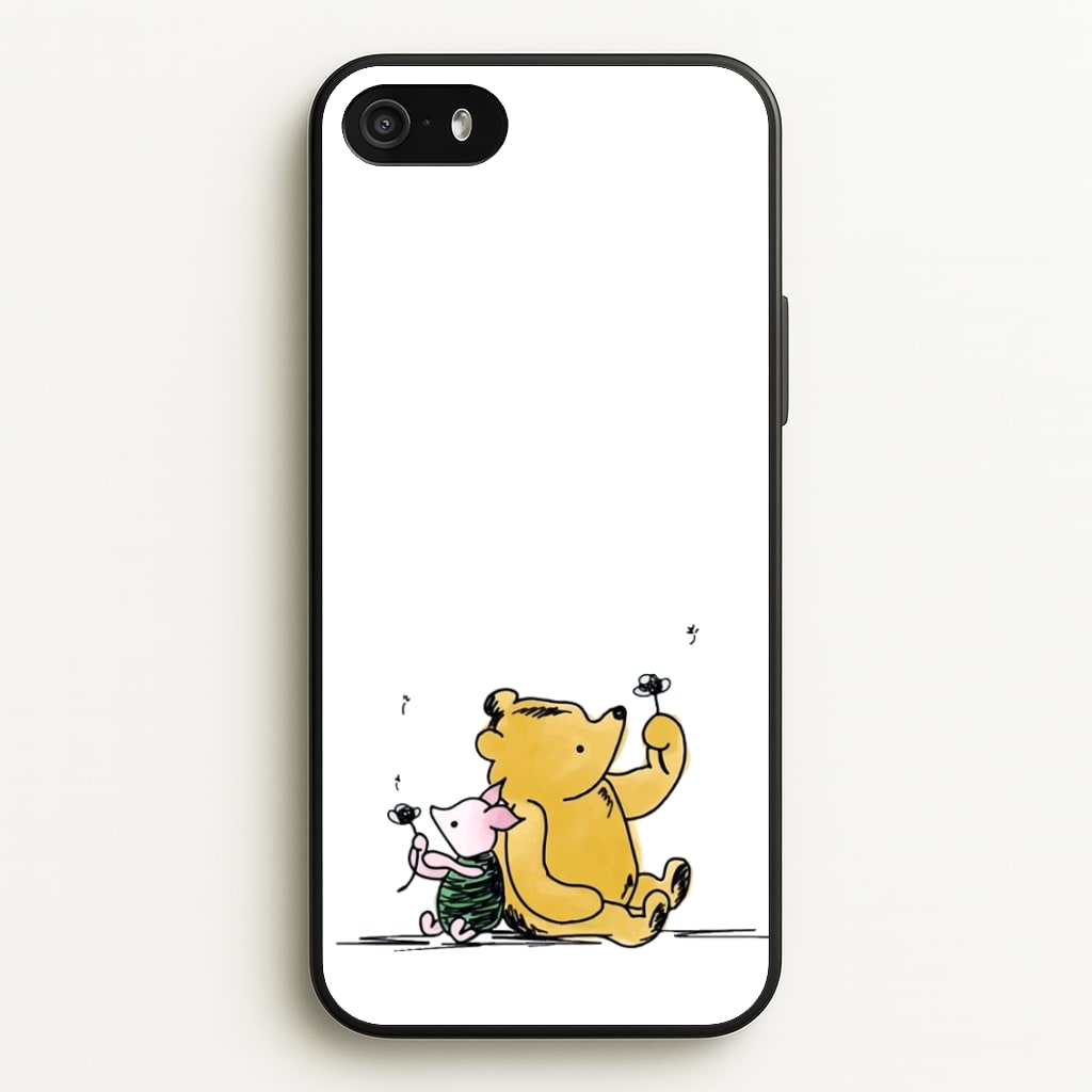 Winnie & Pig  - Disney Phone Case for iPhone 5 / 5s / SE 2016