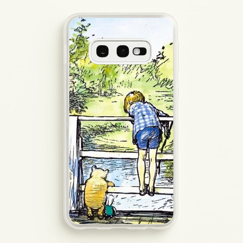 Winnie & Christopher Robin  - Disney Phone Case for Galaxy S10e